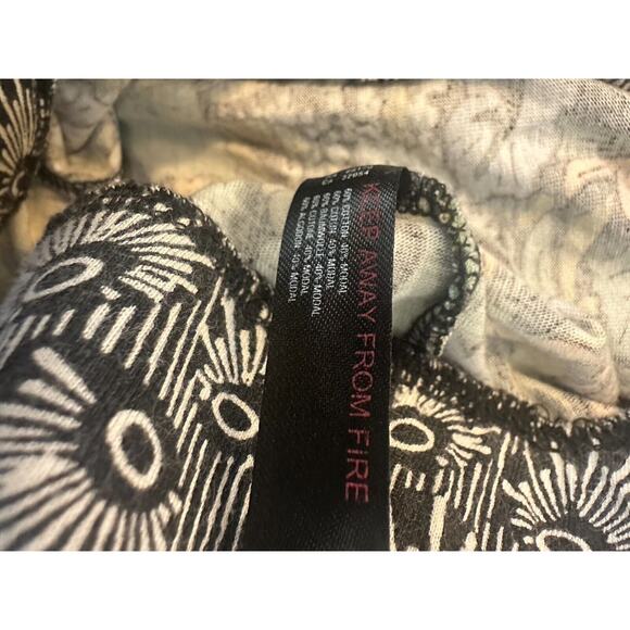 By Anthropologie Printed Pants Flare Leg Lounge Stretch Pull On Women's Medium - Picture 9 of 15